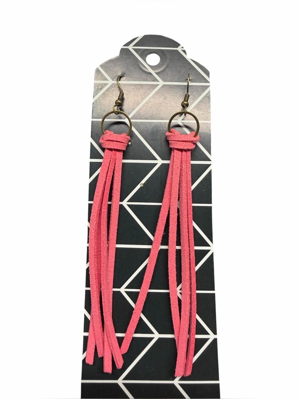 leather tassel earrings, lightweight boho dangle earrings, summer outfit accent